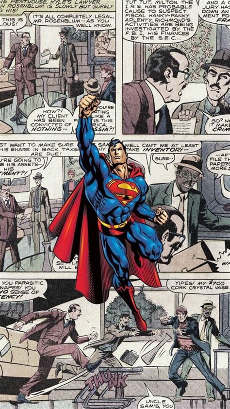 Vintage Superman Comic Wallpaper Kuoupsi