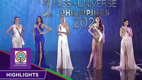 Top 5 Phenomenal Women Final Look Miss Universe Philippines 2021 Youtube