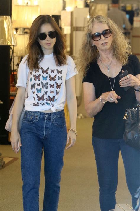 lily collins shopping with her mother in beverly hills 08 22 2017 celebmafia