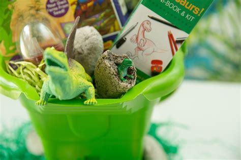 dinosaur themed easter basket ideas jennifer perkins