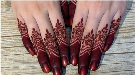 Simple And Beautiful Finger Mehndi Designs 2023 Latest Images