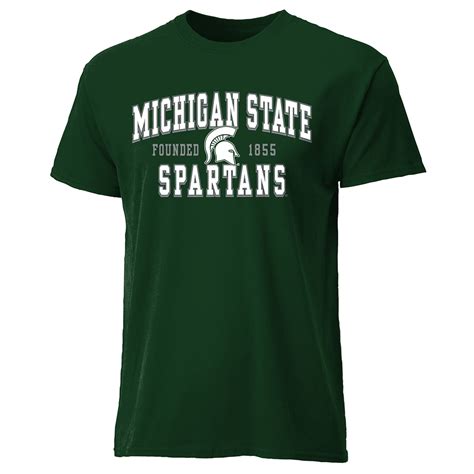 Michigan State Spartans Cotton Heritage T Shirt Green