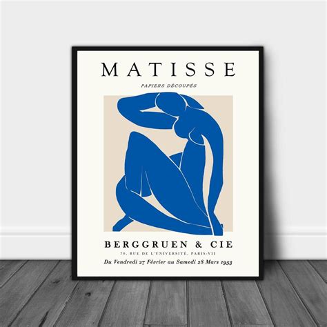 Matisse Blue Nude Picture By Stanley Street Studio Notonthehighstreet Com