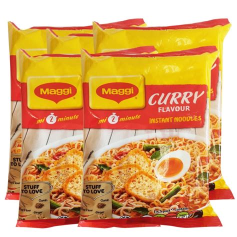 Maggi Instant Noodle Curry Flavor 5 Packs Wanahong
