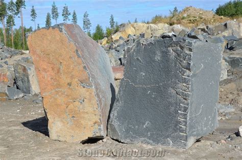 Gabbro Diabaz Granite Blocks From Russian Federation
