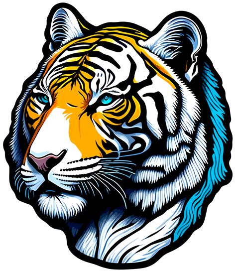 Tiger Head Logo Mascot With 24558421 Png