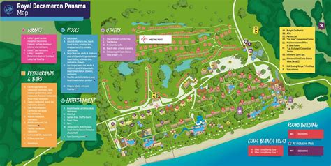 Resort Map Royal Decameron Panama Panama