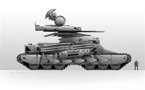 Illustrations And Concepts Of Tanks I Concept Art World