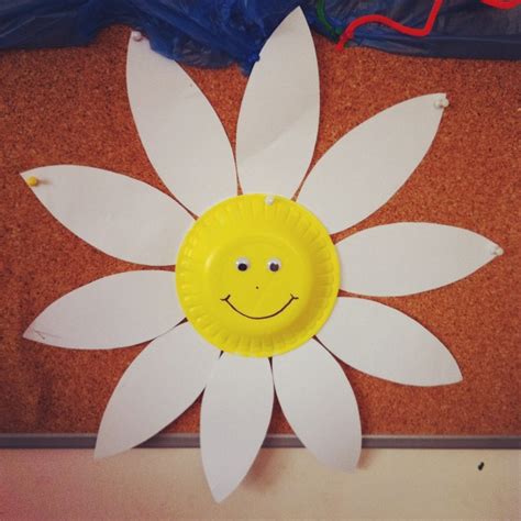 Paper Plate Flower Template