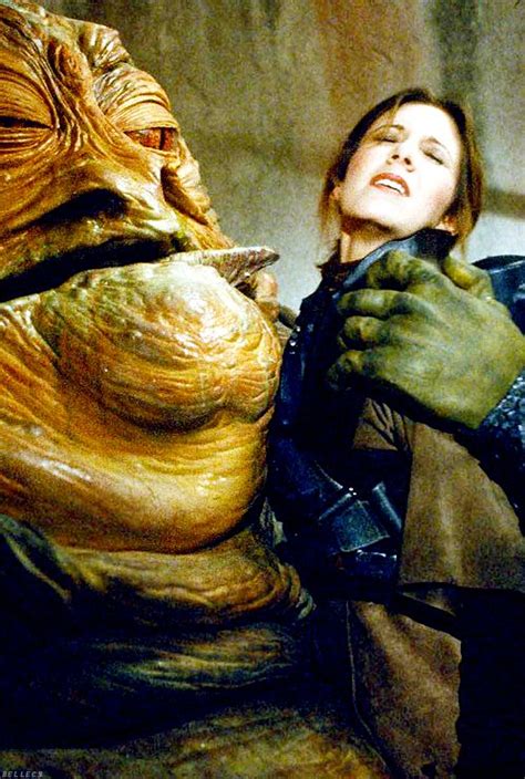 Jabba The Hutt Makes A Move On Princess Leia From Star Wars Return Of