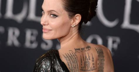 Angelina Jolie Un Nouveau Tatouage Lourd De Sens Brad Pitt En