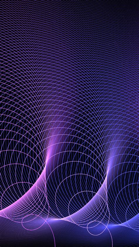 1080x1920 Acoustic Waves Abstract Purple Artistic Iphone 7 6s 6 Plus