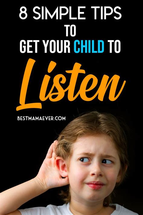 How To Get Your Child To Listen 8 Ultimate Tips Listening Children