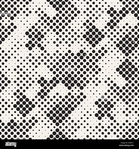 Modern Stylish Halftone Texture Endless Abstract Background With