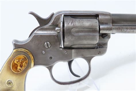 Colt Model 1878 Double Action Revolver With Holster 129 Candr Antique