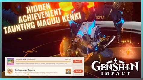 How To Get Hidden Achievement Taunting Maguu Kenki Genshin Impact