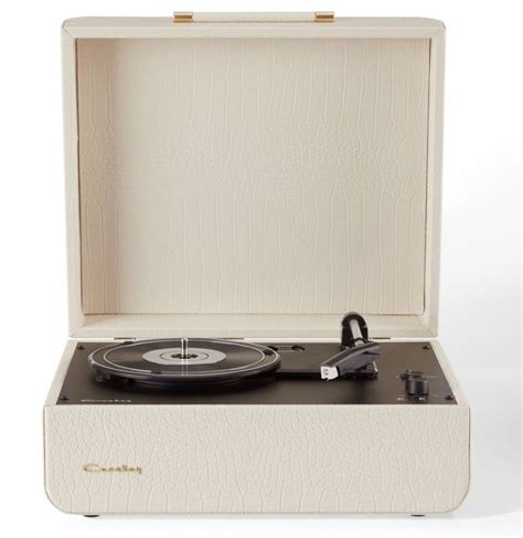 Crosley Mercury Record Player White Croc Bluetooth In And Out