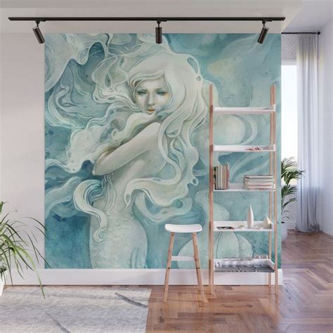 Mermaid Wall Mural 522 By Strijkdesign Girls Wall Murals With Our
