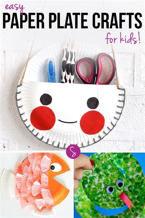 Easy Paper Plate Crafts For Kids Of All Ages To Enjoy Just Bright Ideas