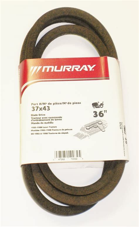 Original Murray Lawn Mower Belt 37x43 Replaces Original Murray Lawn