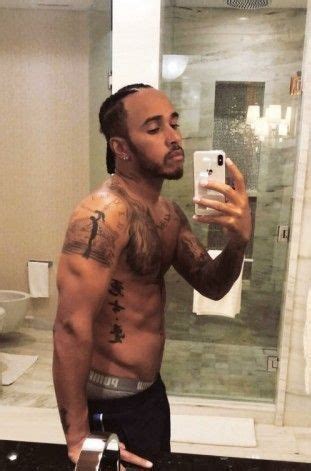 Lewis Hamilton Shows Off His Ripped Muscles In Shirtless Selfie Artofit
