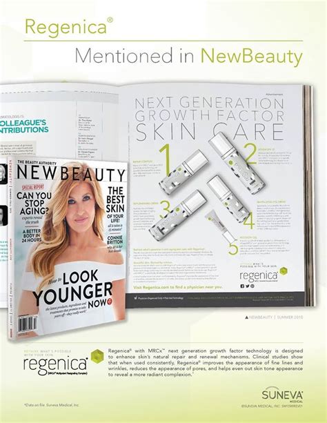 Check Out Regenica In The Fall 2015 Issue Of Newbeauty The Authority