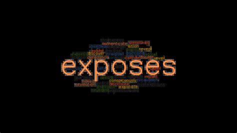 Exposes Synonyms And Related Words What Is Another Word For Exposes