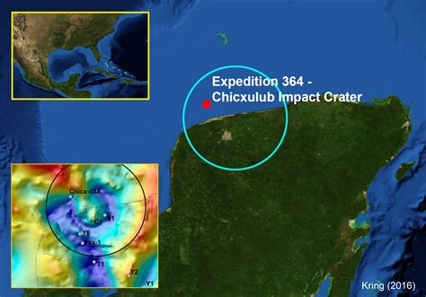 Chicxulub Crater Satellite Image