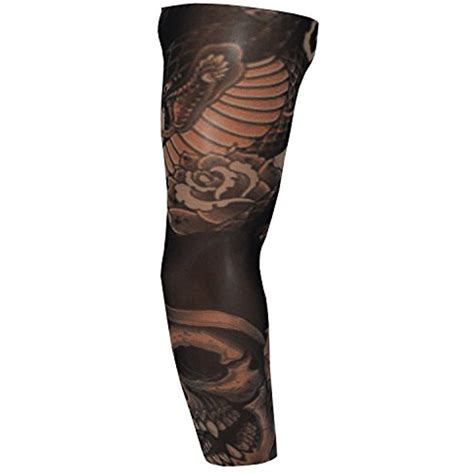 Fake Tattoo Sleeve Skull Noveltygagtoys Fake Tattoo Sleeves