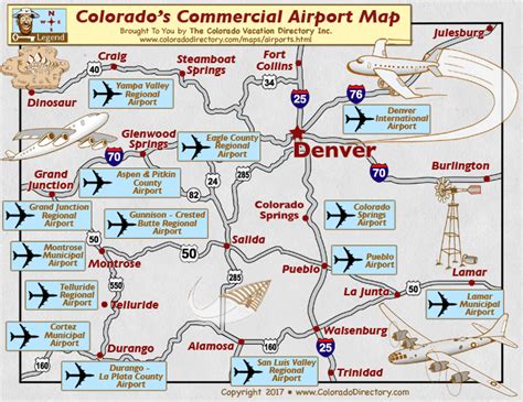 Map Colorado Airports Get Map Update
