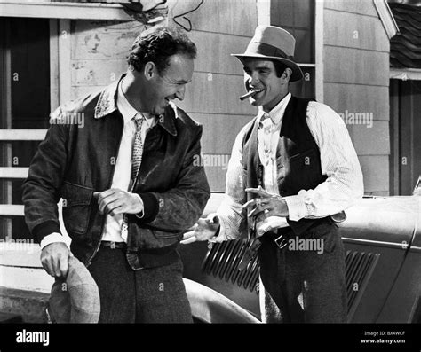 Gene Hackman Warren Beatty Bonnie And Clyde 1967 Stock Photo Alamy