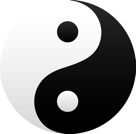 Black And White Yin Yang Symbol Free Clip Art Yin Yang Free Clip