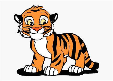 Back To Aladdin Clip Art Menu Drawing Cute Tigers Cartoon Free