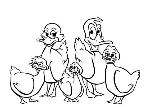 Five little ducks coloring pages download and print for free