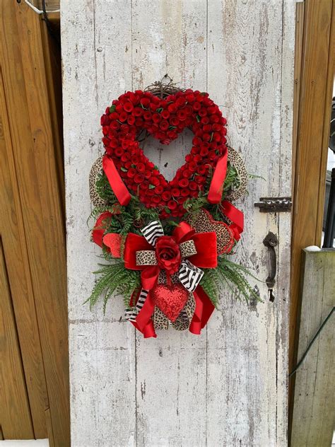 Valentine Wreath Front Door Valentine Wreath Front Door Etsy