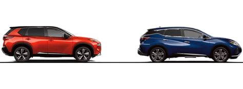 2024 Nissan Rogue Vs Murano Compare Interior Exterior Performance And More