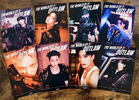 Ateez The World Ep2 Outlaw Poster Etsy Uk