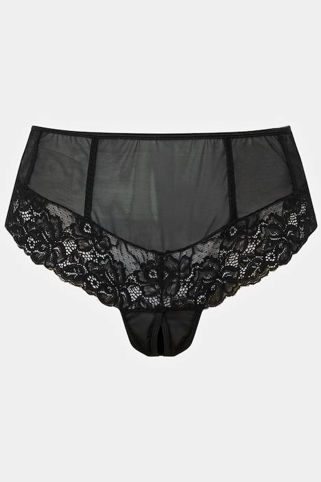 Sheer Mesh Brazilian Crotchless Panties Panties Lingerie