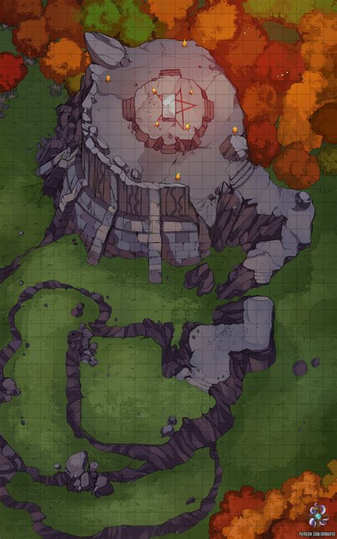 oc toppled tower battlemap battlemaps dungeon maps dnd world porn sex picture