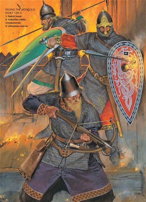 Lithuanian Warriors 13th Century By Angus Mcbride Rhistoryillustrations