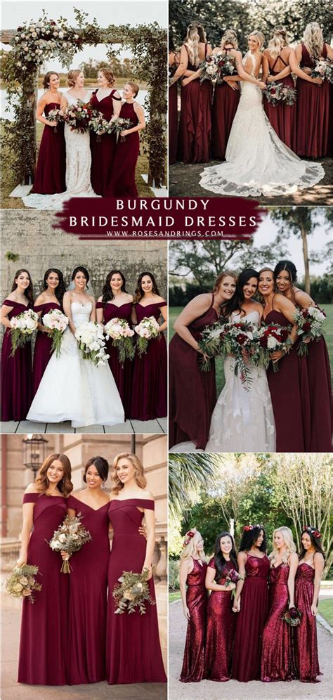 Top 20 Burgundy Wedding Color Ideas For 2024 Roses And Rings