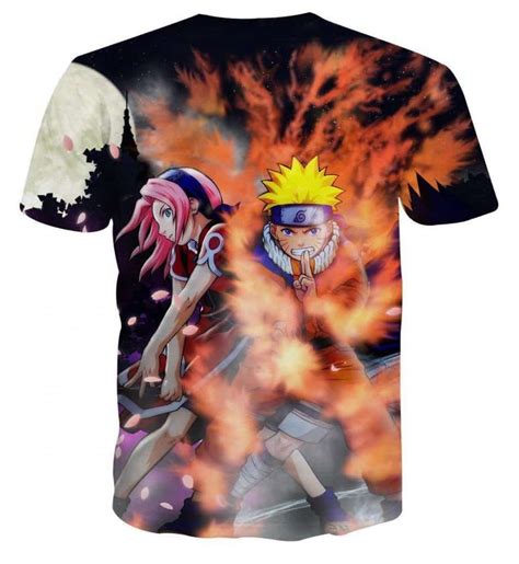Naruto And Sakura Japanese Anime Awesome Amazing T Shirt Saiyan Stuff