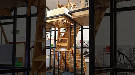 Sandringham Electric Folding Wooden Stairway Loft Ladder Stairways Loft