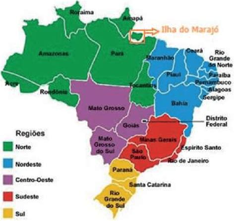 Mapa Pol Tico Do Brasil Fonte Download Scientific Diagram