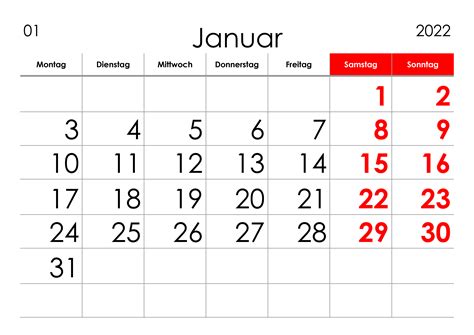 Kalender Januar 2022 Zum Ausdrucken Kalender 2022 Zum Ausdrucken