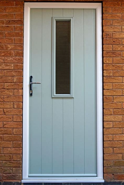 Supply And Fitted Agate Grey Turin Style Composite Door With White