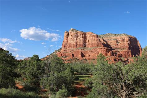 Mountains In Sedona Arizona Stock Image Image Of Cathedral Bell