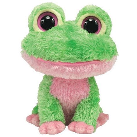 Ty Beanie Boos Kiwi The Frog Solid Eye Color Regular Size 6 Inch