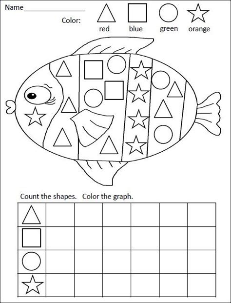 Mathematics homework on area on each shape? Shapes Graphing Activity - Fish | Actividades gráficas ...