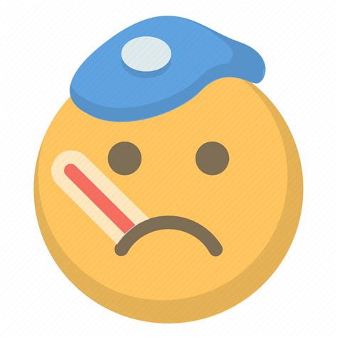Cold Emoji Face Flu Ill Sad Sick Icon Download On Iconfinder